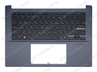 Топ-панель для Asus VivoBook Pro 14 OLED M3401QA темно-синяя с подсветкой